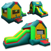 inflatable combo bouncer slides